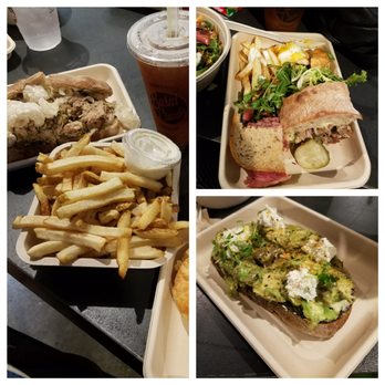 Burnt Crumbs - Handcut fries with garlic aioli, sweet tea with fresh peach purée, avocado toast with ricotta cheese. - New American Near Me - Irvine, California Burnt Crumbs - Handcut fries with garlic aioli, sweet tea with fresh peach purée, avocado toast with ricotta cheese. - New American Near Me - Irvine, California