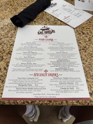 Menu photo 1 Las Brasas Dallas, TX
