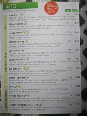 Menu photo 6 dean & david Kiel, SH