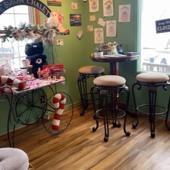 The Sugar Chalet - Indoor seating area - Desserts Near Me - Running Springs, California The Sugar Chalet - Indoor seating area - Desserts Near Me - Running Springs, California
