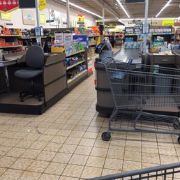 Inside Aldi grocery store
