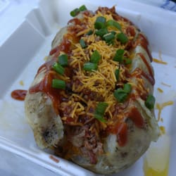 New Caney Bar-B-Que - Baked potato