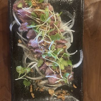 Happa Restaurant - Beef Tataki appetizer - Izakaya Near Me - Gardena, California