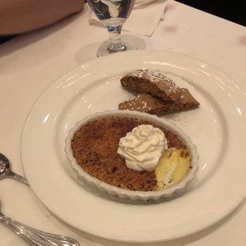 Alma Nove - Crepe brûlée and pistachio biscottis... oh my - Italian Near Me - Hingham, Massachusetts