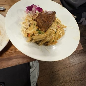 Pierre Pierre - Jerk Rasta pasta with oxtail - Steakhouses Near Me - Oakland, California Pierre Pierre - Jerk Rasta pasta with oxtail - Steakhouses Near Me - Oakland, California