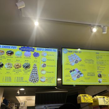 Beard Papa's - menu - Desserts Near Me - New York, New York