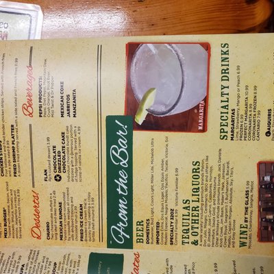 Menu photo 8 El Rodeo Guthrie, OK