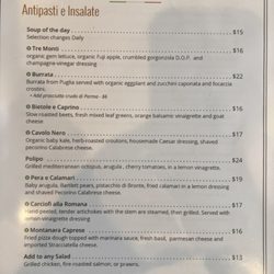 Tre Monti - New menu