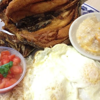 Uncle Mike's Place - Bangus. Milkfish with eggs to order over rice and plantain pudding - Breakfast & Brunch Near Me - Chicago, Illinois Uncle Mike's Place - Bangus. Milkfish with eggs to order over rice and plantain pudding - Breakfast & Brunch Near Me - Chicago, Illinois