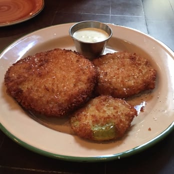 Rising Son - Panko-crusted fried green tomatoes. - Southern Near Me - Avondale Estates, Georgia Rising Son - Panko-crusted fried green tomatoes. - Southern Near Me - Avondale Estates, Georgia
