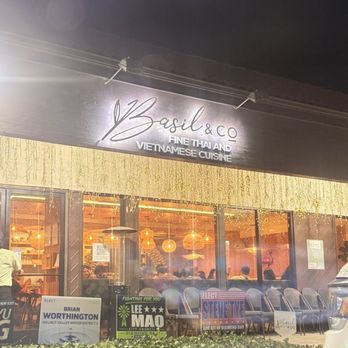 Basil & Co - View from outside - Thai Near Me - Diamond Bar, California