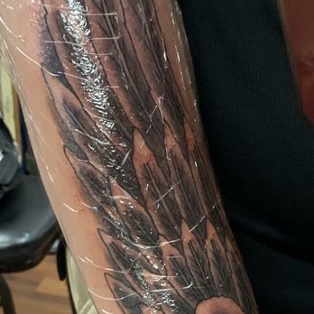 High Noon Tattoo - Left forearm just after completed - Tattoo Near Me - Phoenix, Arizona