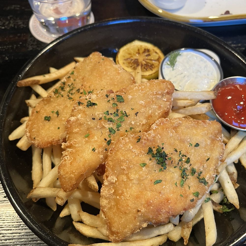 The Botanist - Beer battered fish+chips - Cocktail Bars Near Me - Bakersfield, California The Botanist - Beer battered fish+chips - Cocktail Bars Near Me - Bakersfield, California