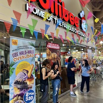 Jollibee - Main entrance from inside the supermarket - Chicken Shop Near Me - Rancho Cucamonga, California