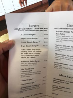 Menu photo 5 Mojo Burger San Jose, CA Menu photo 5 Mojo Burger San Jose, CA
