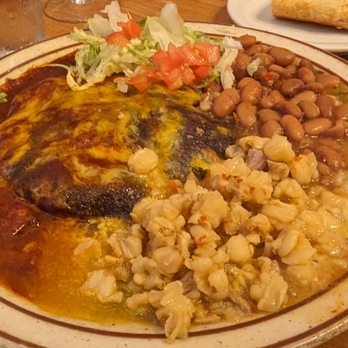 The Shed - Christmas style stacked chicken enchilada plate - New Mexican Cuisine Near Me - Santa Fe, New Mexico The Shed - Christmas style stacked chicken enchilada plate - New Mexican Cuisine Near Me - Santa Fe, New Mexico