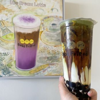 Boba Friend - Brown sugar matcha latte - Bubble Tea Near Me - Monrovia, California Boba Friend - Brown sugar matcha latte - Bubble Tea Near Me - Monrovia, California