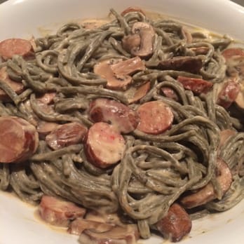 Gourmet Texas Pasta - This was the Spinach Basil & Garlic pasta and it was awesome! - Pasta Shops Near Me - Round Rock, Texas