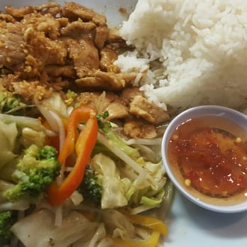 Thai Orchid Alaska - garlic pork lunch special. $12. tasty! - Thai Near Me - Anchorage, Alaska Thai Orchid Alaska - garlic pork lunch special. $12. tasty! - Thai Near Me - Anchorage, Alaska