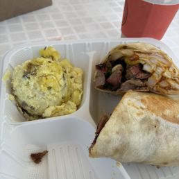 Cali brisket burrito Cali brisket burrito