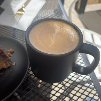 Loaves & Witches - Decaf Café latte with oat milk - Bagels Near Me - Chicago, Illinois Loaves & Witches - Decaf Café latte with oat milk - Bagels Near Me - Chicago, Illinois