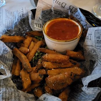 Cooperage Inn - Eggplant fries 1 of 2 orders for the table - Comfort Food Near Me - Baiting Hollow, New York