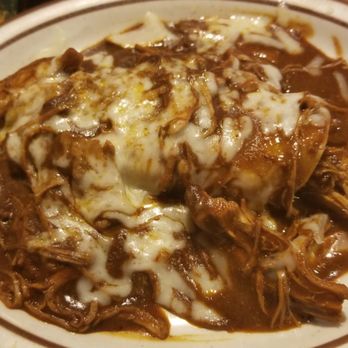 Los Potrillos - Chicken mole enchelada - Mexican Near Me - Santa Fe, New Mexico