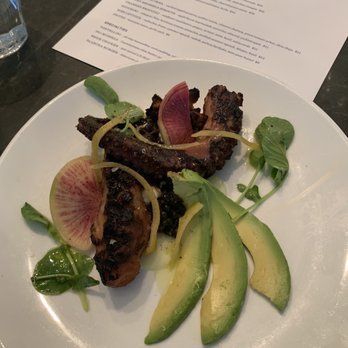 Launderette - Dinner Charred Octopus - New American Near Me - Austin, Texas