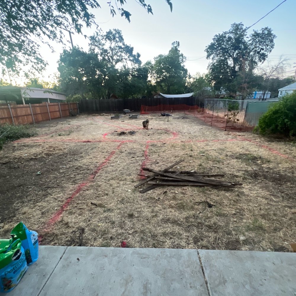 Wias Landscaping Services - Our backyard before to Rodrigo - Fences & Gates Near Me