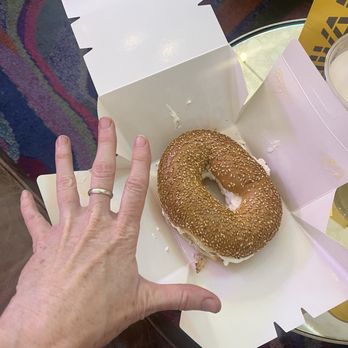 Awakening - Gigantic bagel. Not cheap with high quality and large! We shared this! - Coffee & Tea Near Me - Inglewood, California Awakening - Gigantic bagel. Not cheap with high quality and large! We shared this! - Coffee & Tea Near Me - Inglewood, California