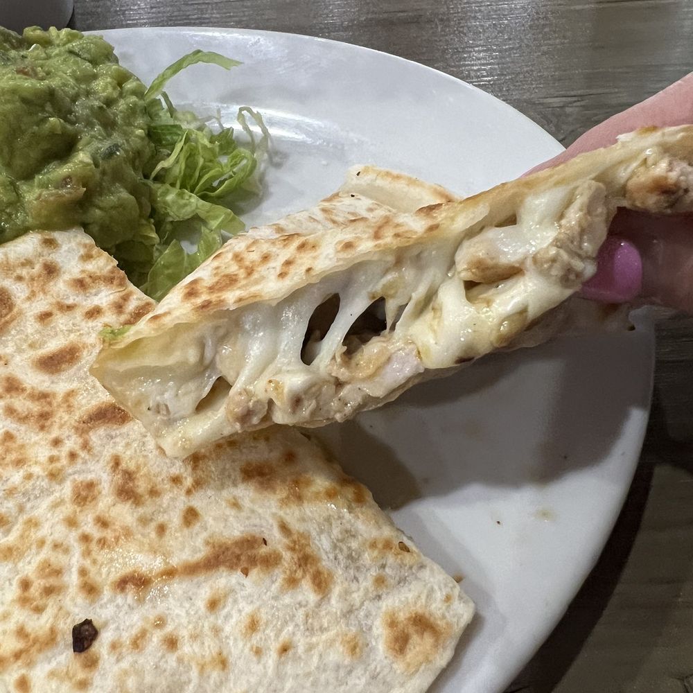 Cielo Mexican Grill - Homemade oaxaca cheese inside the Chicken Quesadilla - Mexican Near Me - Schaumburg, Illinois