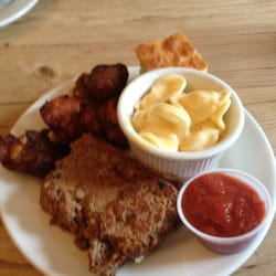 Proper - Meatloaf with Mac and cheese and home fries