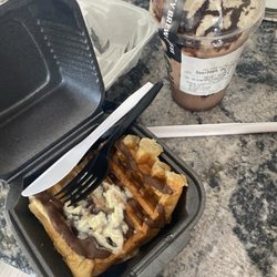 City Brew - Nutella Waffle & Campfire Mocha