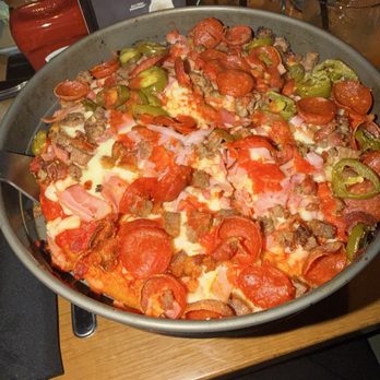 BJ's Restaurant & Brewhouse - Epic Five Meat Pizza - Shareable - Breweries Near Me - Columbia, South Carolina