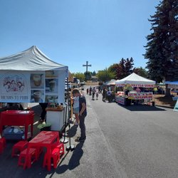 Happy Valley Farmers Market - A view of the many amazing vendors.