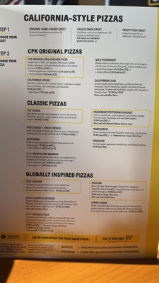 Menu photo 8 California Pizza Kitchen Temecula, CA Menu photo 8 California Pizza Kitchen Temecula, CA