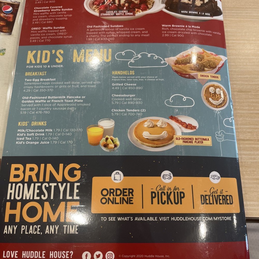 Huddle House - Menu - Diners Near Me - Georgetown, Texas Huddle House - Menu - Diners Near Me - Georgetown, Texas