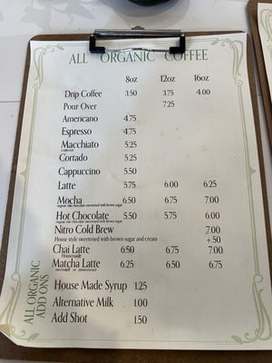 Menu photo 1 Morii Coffee Harmony, CA