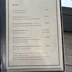 Oasis Bar - Menu 2