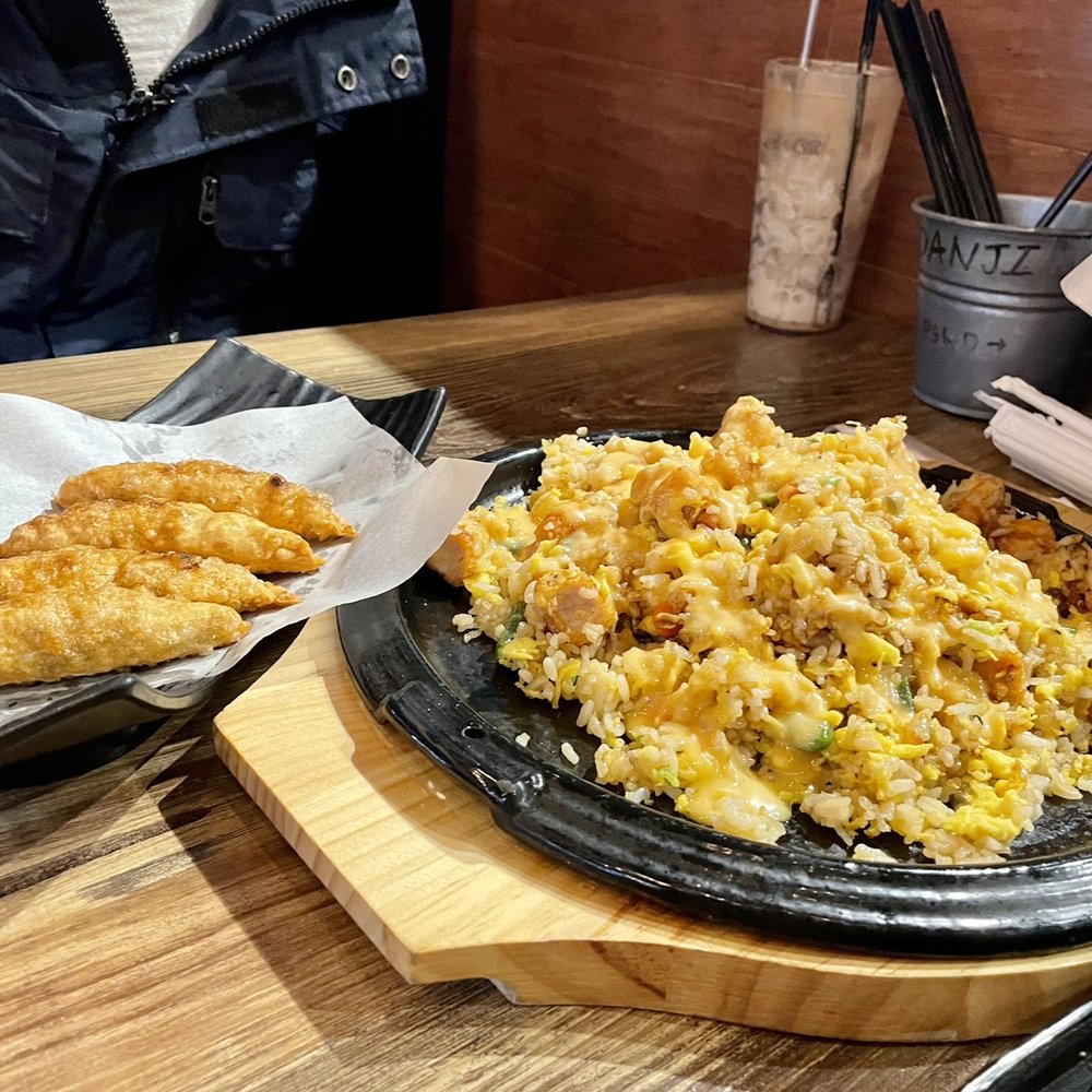 Danji - chicken fried rice, fried veggie dumplings - Korean Near Me - Buford, Georgia Danji - chicken fried rice, fried veggie dumplings - Korean Near Me - Buford, Georgia
