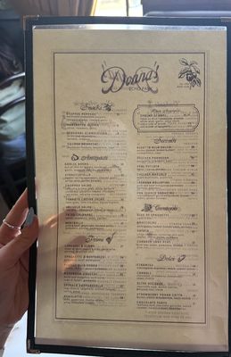 Menu photo 4 Donna's Los Angeles, CA