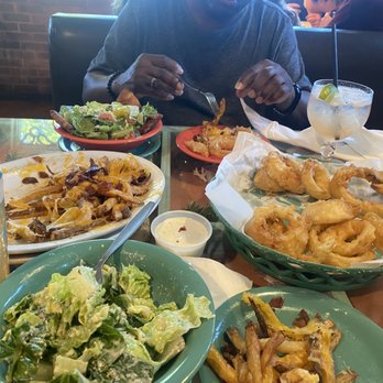 Mrs Mac's Kitchen II - Garden Salad, Onion Rings, Homey Fries and a Greek Salad. - American Near Me - Key Largo, Florida Mrs Mac's Kitchen II - Garden Salad, Onion Rings, Homey Fries and a Greek Salad. - American Near Me - Key Largo, Florida