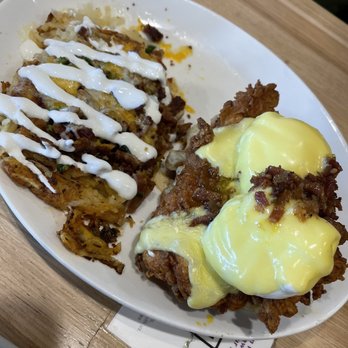Urban Egg - Belleview - Chicken and Waffles, Loaded Hash Browns - Breakfast & Brunch Near Me - Denver, Colorado