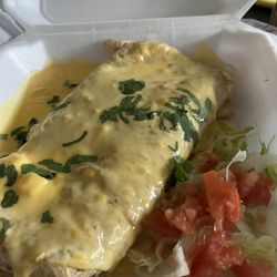 E11even Bar and Grill - Cheesy Covered Burrito