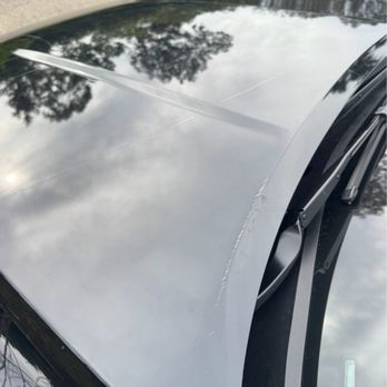 EMG Mobile Bumper Repair - Before - with scratches - Mobile Dent Repair Near Me - San Diego, California