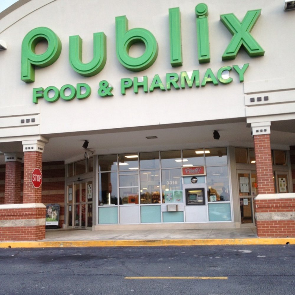 the front of a publix pharmacy the front of a publix pharmacy