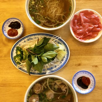 Pho Hot  - You can ask for bo tai on the side if you like to cook it to your liking! - Vietnamese Near Me - Annandale, Virginia