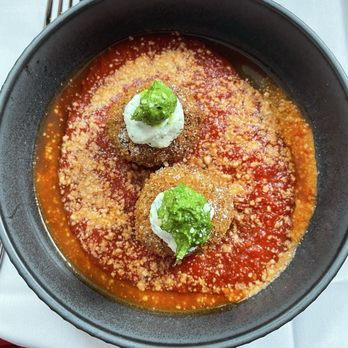 Villa Lulu - Eggplant Meatballs - Italian Near Me - New Haven, Connecticut Villa Lulu - Eggplant Meatballs - Italian Near Me - New Haven, Connecticut