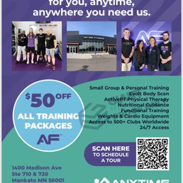 Exterior photo of Anytime Fitness - Mankato, Minnesota Exterior photo of Anytime Fitness - Mankato, Minnesota