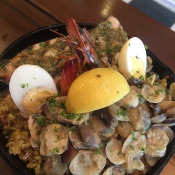 The Pig Out Bistro - Paella Negra without squid ink sauce. Still sooo good! - Bistros Near Me - Malay, AKL The Pig Out Bistro - Paella Negra without squid ink sauce. Still sooo good! - Bistros Near Me - Malay, AKL